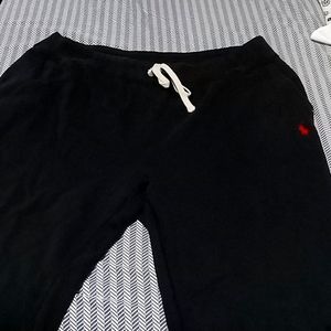 Black polo sweat pants